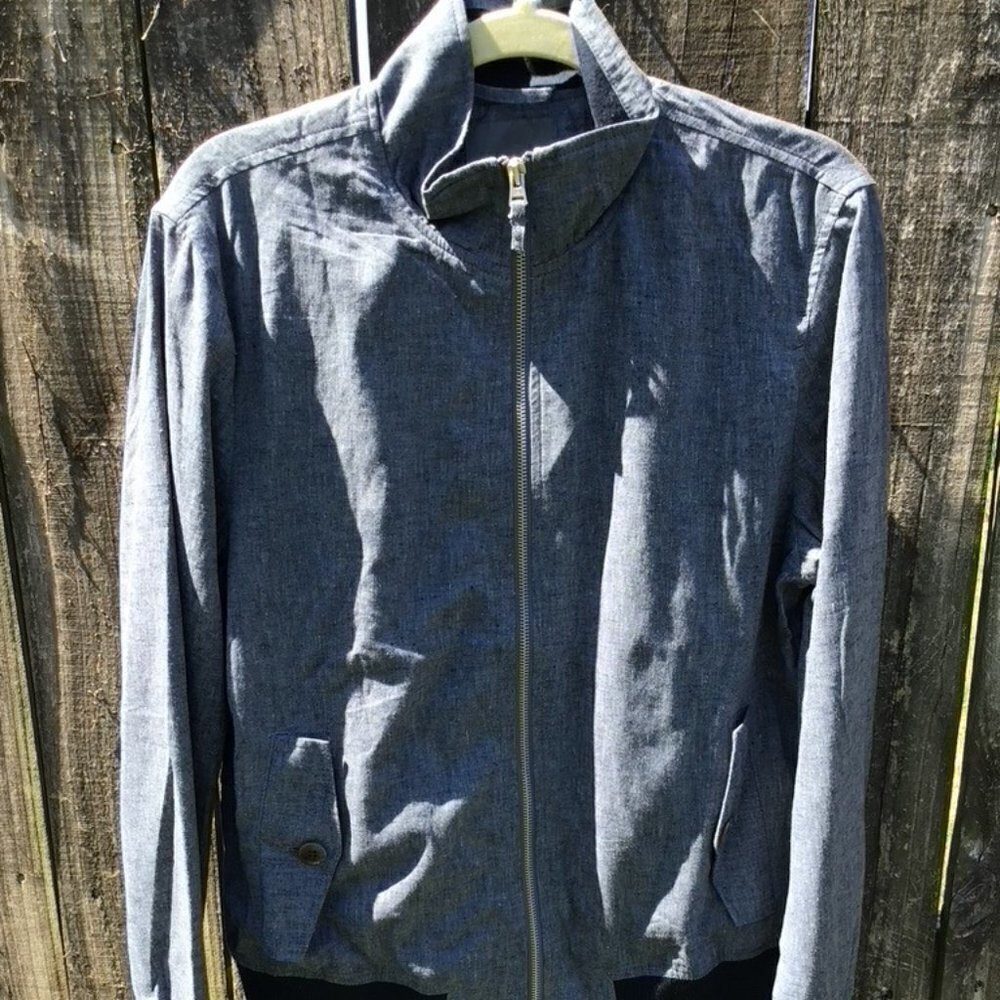 Bonobos Chambray Bomber Jacket
